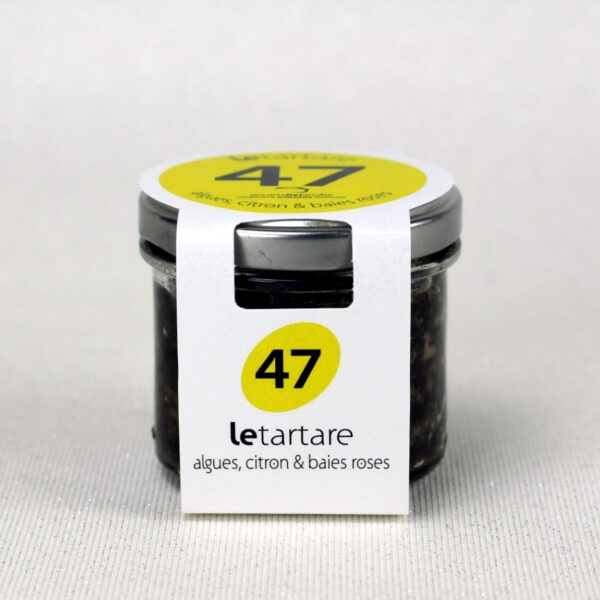 TARTARE D'ALGUES - CITRONS BAIES ROSES