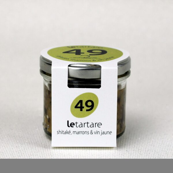 Tartare de Shitaké Marrons et vin jaune