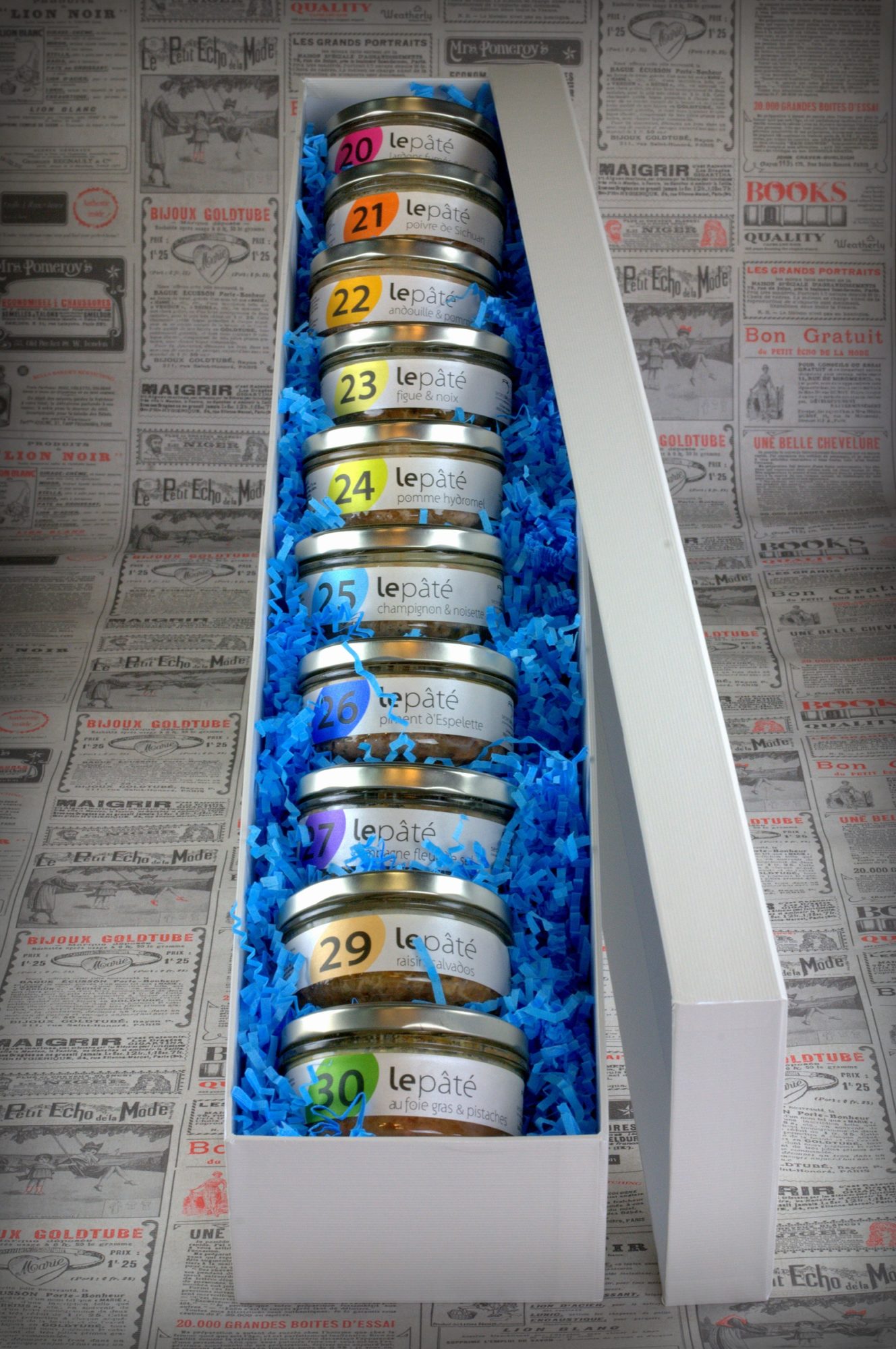 COFFRET GOURMAND : 72 CM DE PÂTES